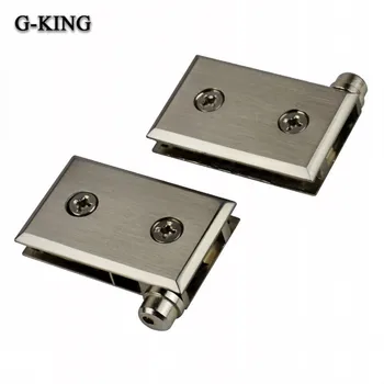 

Viewing glass hinge showcase glass door hinge heaven and earth type mounting glass clamp shaft rotating glass hinge