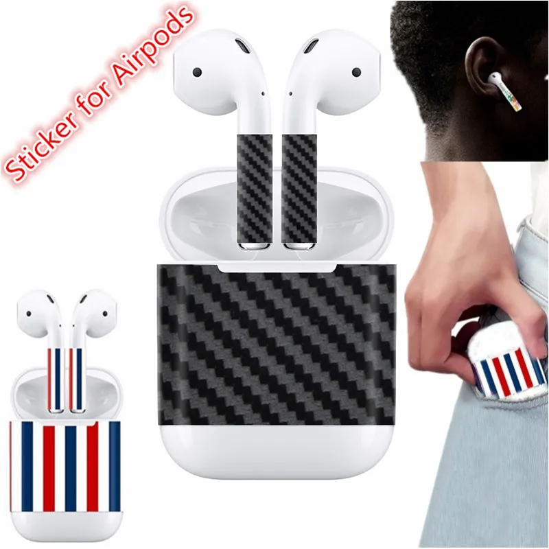 

Skin Stickers Silicone Case for AirPods Skin Decal Protective Cover Wraps