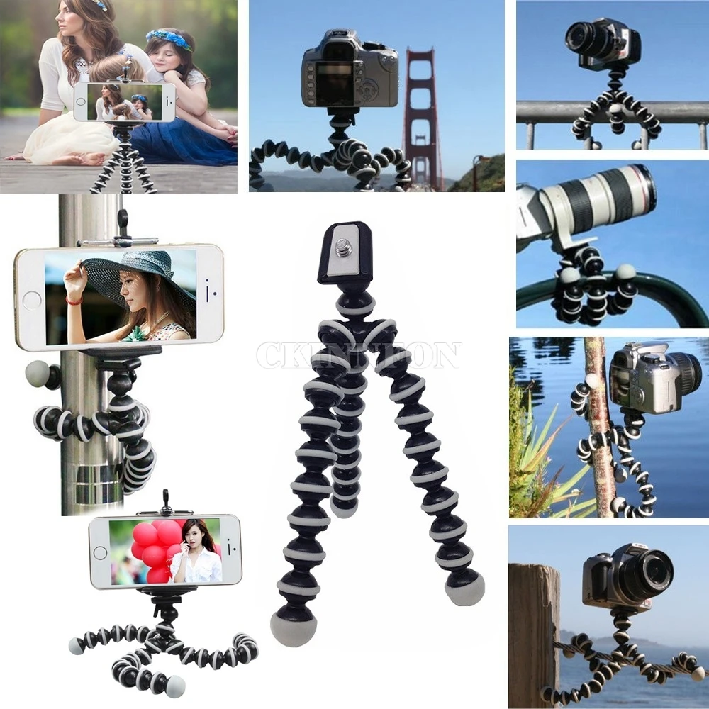 DHL 200PCS Octopus Tripod Stand Holder Universal Flexible Tripods
