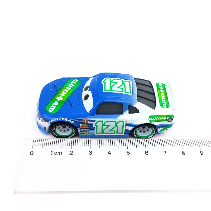 Disney Pixar Cars 3 No.121 Dino Draftsky Racer Metal Diecast Toy Car 1:55 Loose Brand New в наличии и бесплатная