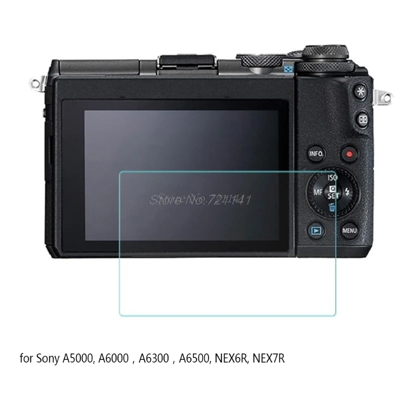 

Screen Protector Tempered Glass Camera LCD Guard Cover Film For Sony A6500 New