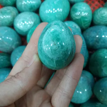 

100g natural amazonite stone egg very beautiful color