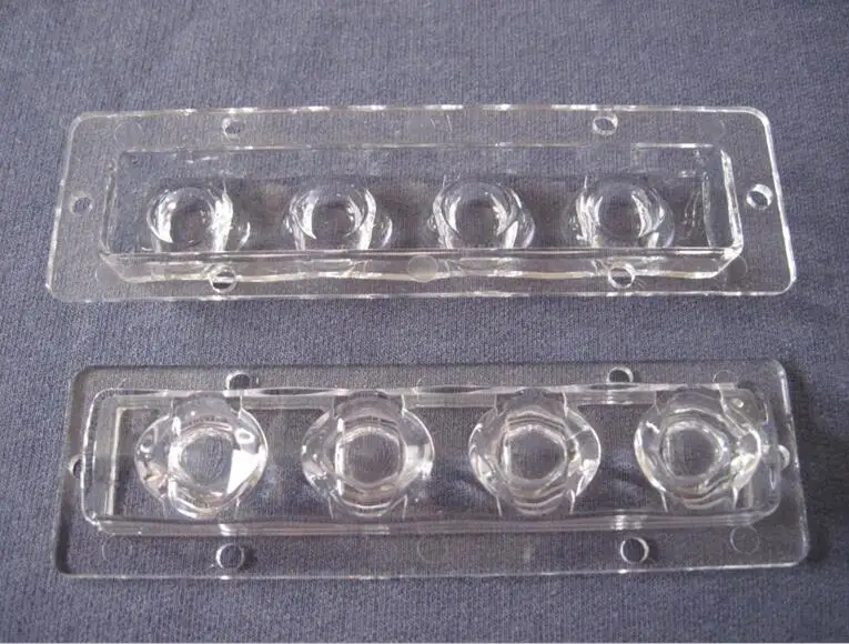 

#ABG-106 High quality Led lens 4W, Street Light lens, Lens Size: 106X30.5mm, Angle: 30, Clean Surface, PMMA Materials