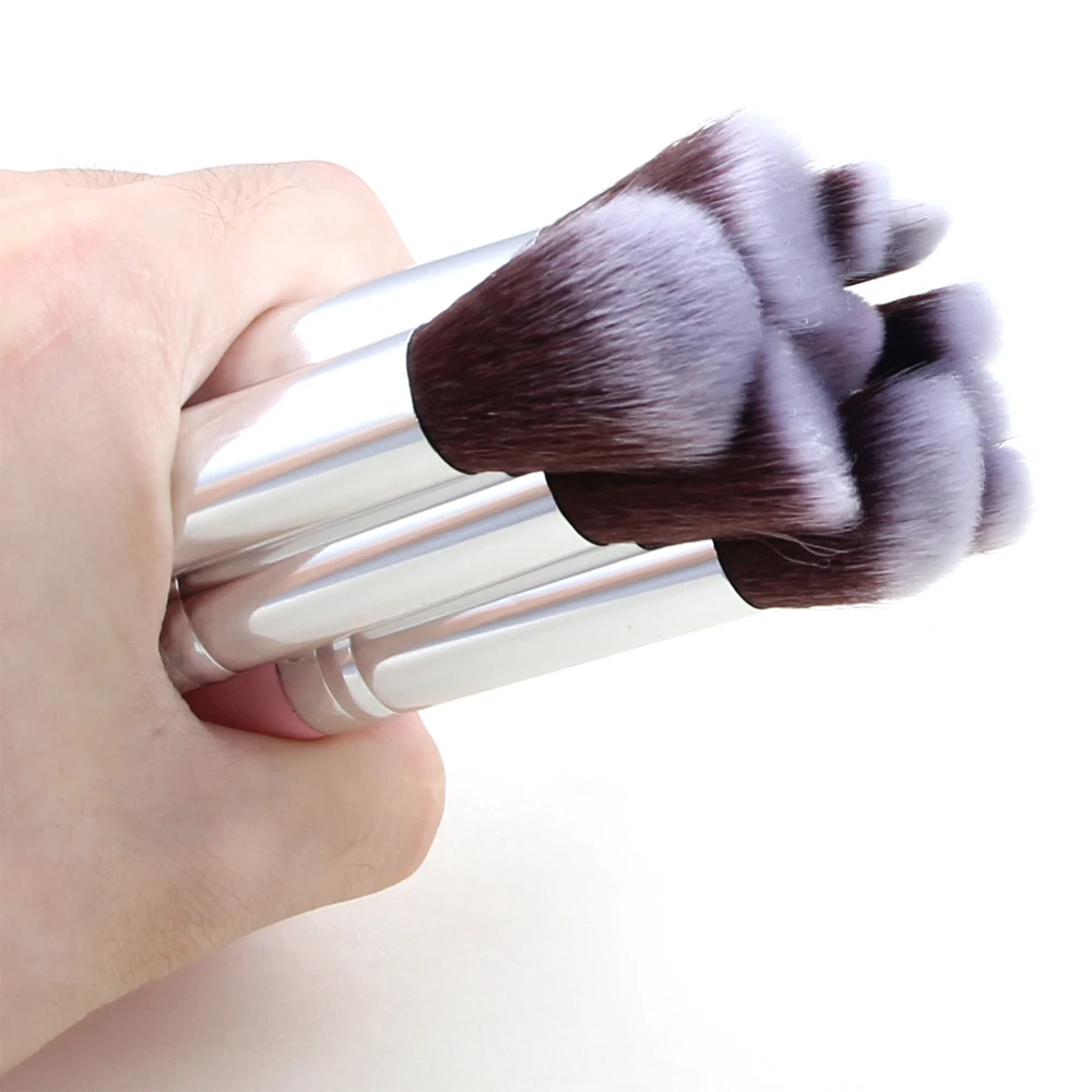 VANDER Pro Soft Cosmetic 10 Pcs Make up Brush Set Woman's Foundation Blush Powder Toiletry Kit make-up brushes kabuki tool (5)