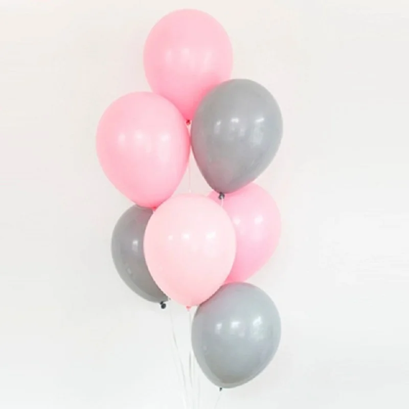 20 шт 2,3 г розовые белые серые воздушные шары латексные гелиевые праздничные принадлежности для дня рождения детский душ свадебные декорации Globos