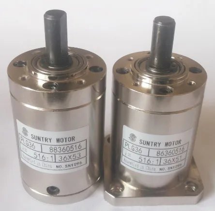 189:1 264:1 369:1 516:1 PLG36 Planetary Gearbox 36mm Diameter Input Diameter 4mm
