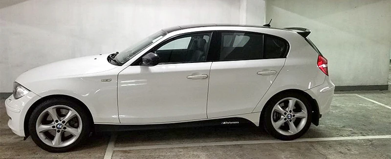Kirnese E87 E81 AC Стиль задняя крыша спойлер крыло углеродного волокна для BMW 1 серии
