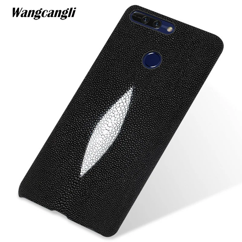 

wangcnagli Custom pearl leather phone case For HUAWEI honor V9 case pearl half-pack mobile phone case mobile phone case