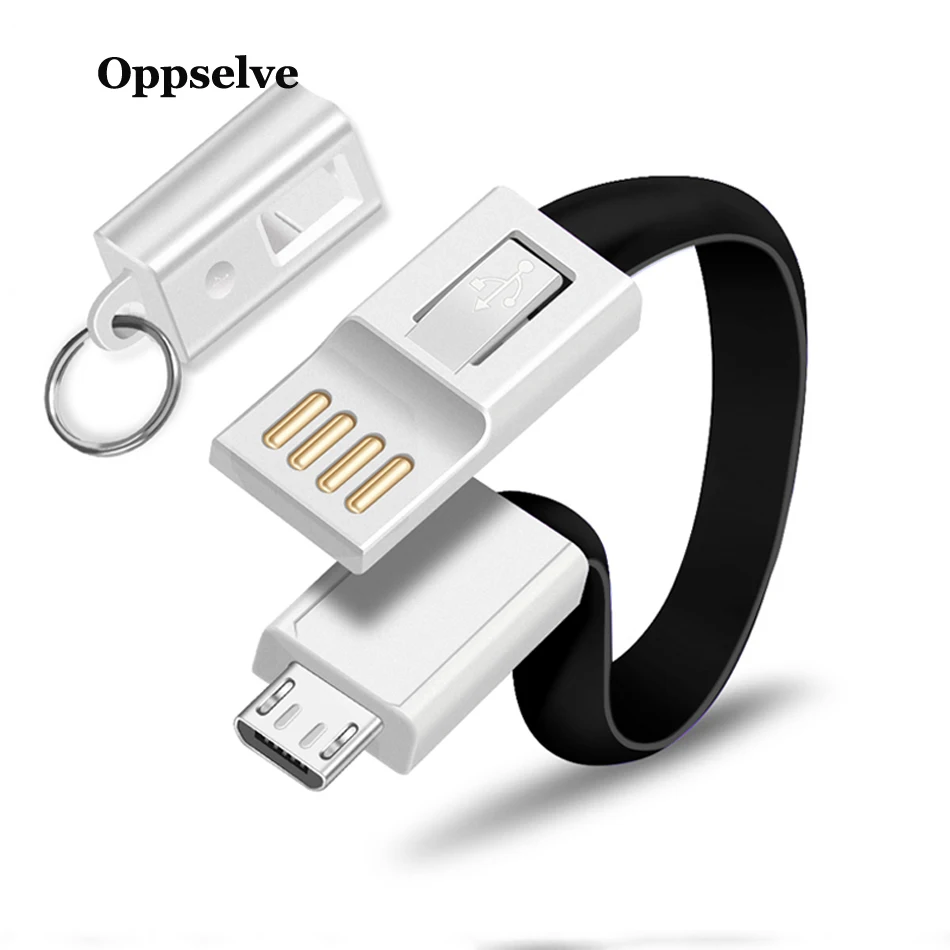 Oppselve Micro USB кабель для samsung Xiaomi Быстрая зарядка Powerbank кабель брелок аксессуар портативный зарядный кабель для синхронизации данных Tubo