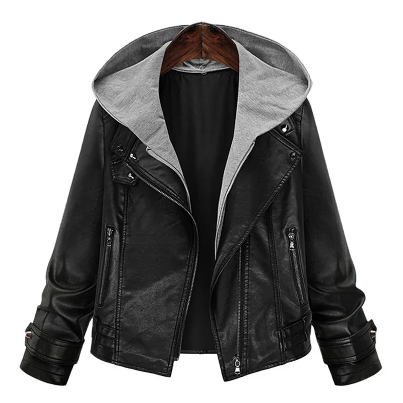 hooded short jacket
