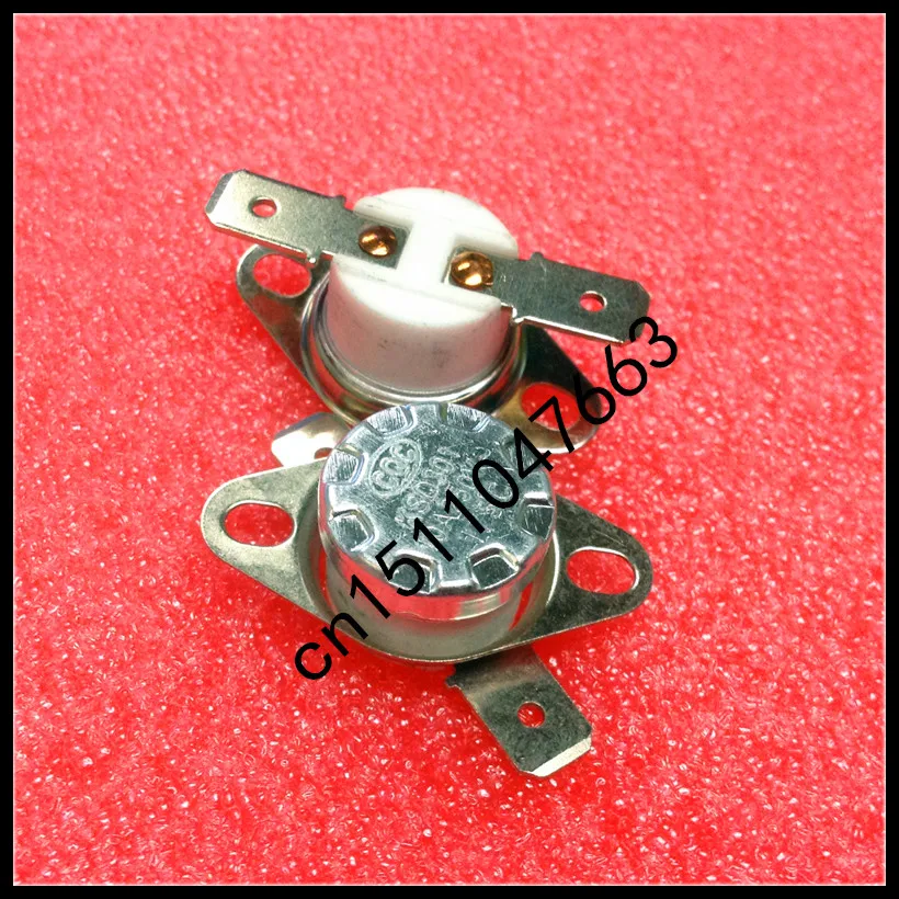 10pcs/lot KSD301 10A 250V 230 degrees 230 C Normal Close NC ceramic