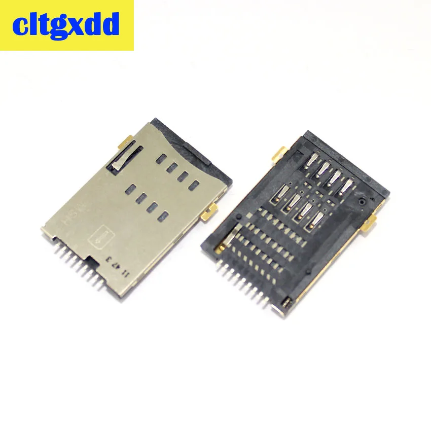 

cltgxdd 2PCS Sim Card Adapter For Huawei S7 S7-932u 721U / MediaPad 10 Link S10-231u Sim tray Socket Replacement
