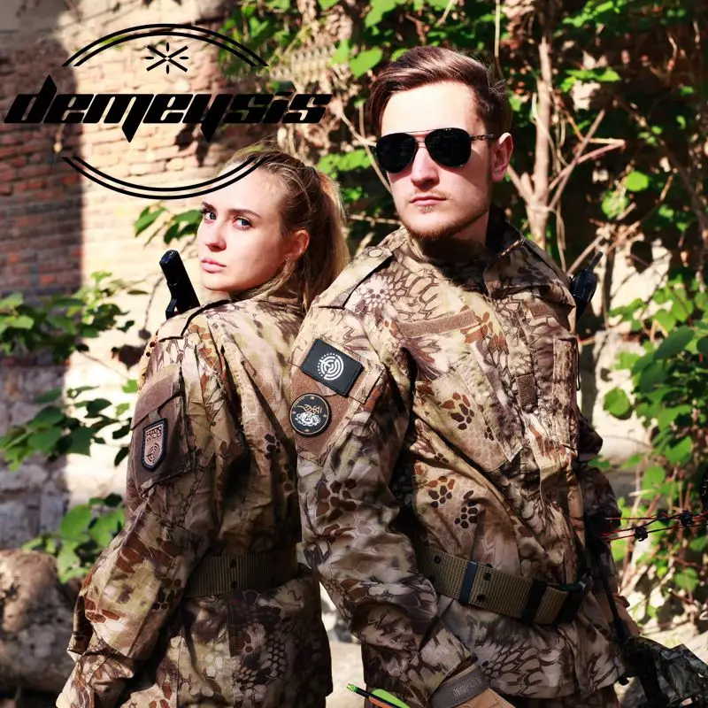Лесной Цифровой Камуфляжный костюм, пейнтбол, комплекты одежды, армейская Военная Тактическая форма, Боевая страйкбольная униформа, куртка+ штаны