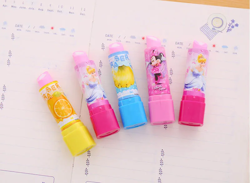 Kawaii Cartoon Lipstick Fruits Eraser
