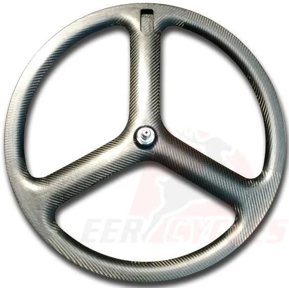 42mm carbon wheel tri spokes