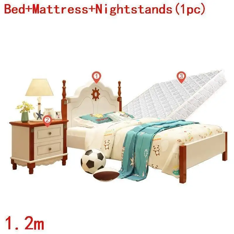 Mebles Dla Dzieci детская кроватка kinderbett Hochbett Litera Muebles De Dormitorio спальня Cama Infantil деревянная детская мебель кровать - Цвет: Version T