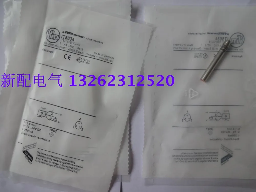 

IT5034 IT5020 IT5021 IT5040 IT5041 IT5044 IFM Proximity Switch Inductive Sensor New High Quality