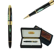 Роскошная ручка высокого качества Duke серебро и золото роллербол Ручка лучший Деловой Подарок ручки с подарочной коробкой черные чернила Шариковая Ручка