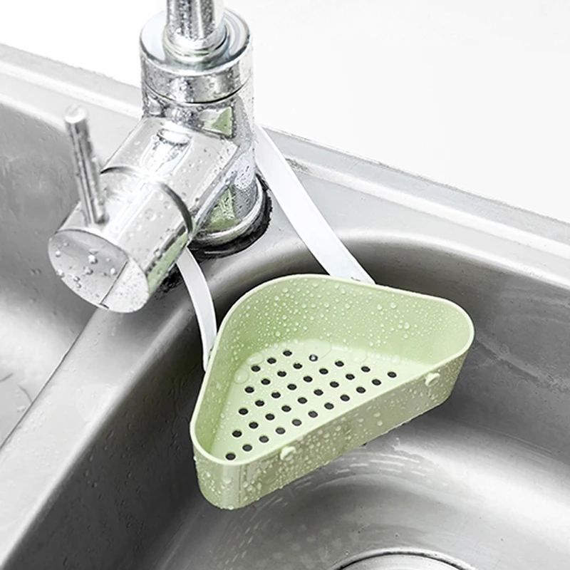 

3color Sink Sponge Holder Kitchen Draining Rack Sink Kitchen Hanging Drain Storage Tools Storage Shelf Sink Holder Drain Basket