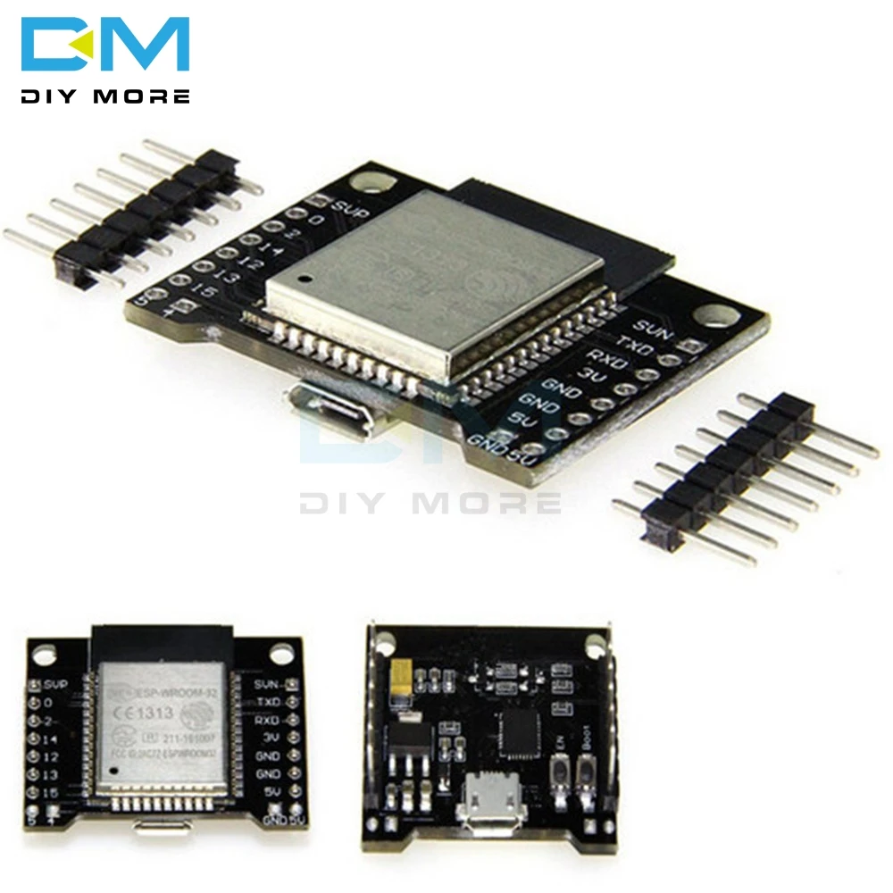 ESP32 ESP WROOM 32 для Wemos макетная плата WiFi модуль + Bluetooth ультра низкий двухъядерный