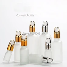 5ml10ml15ml20ml30ml50ml100ml пустой Стекло косметические эфирные масла Матовый Прозрачный флакон с крышка корзины, парфюмерный флакон с пипеткой
