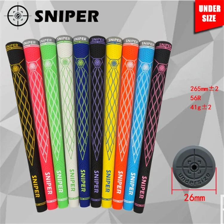 

New Lady Sniper Golf Driver Grip Rubber Golf Clubs Grips For Woods Irons Undersize 9 Colors Workshop Assembly For Women
