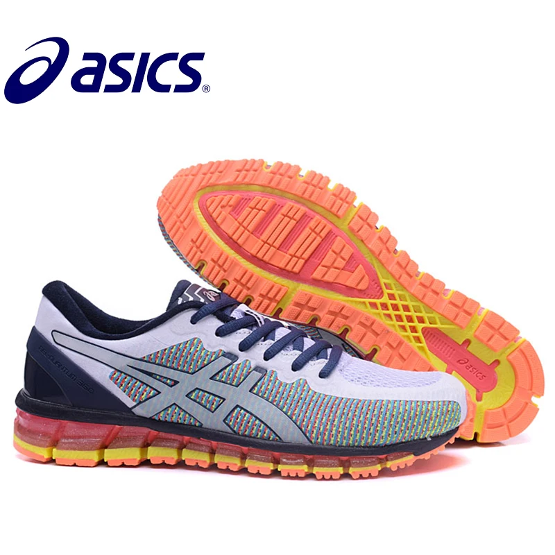 2018 Original New Arrival Asics Gel-Quantum 360 Man's Shoes Breathable Stable Running Shoes Outdoor Tennis Shoes Hongniu