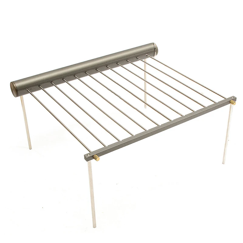 

Stainless Steel BBQ Grill Ultralight Folding Barbecue Grill Multifunction Barbecue Cooking Stove Portable Outdoor Camping Tools