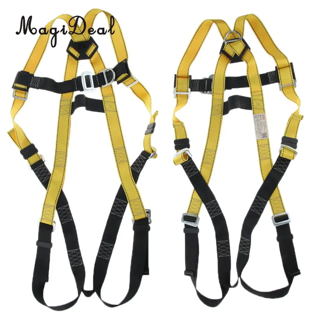 Unisex Rock Climbing Full Body Harness Safety Belt for Men Women Caving Rescue Equipment Gear
