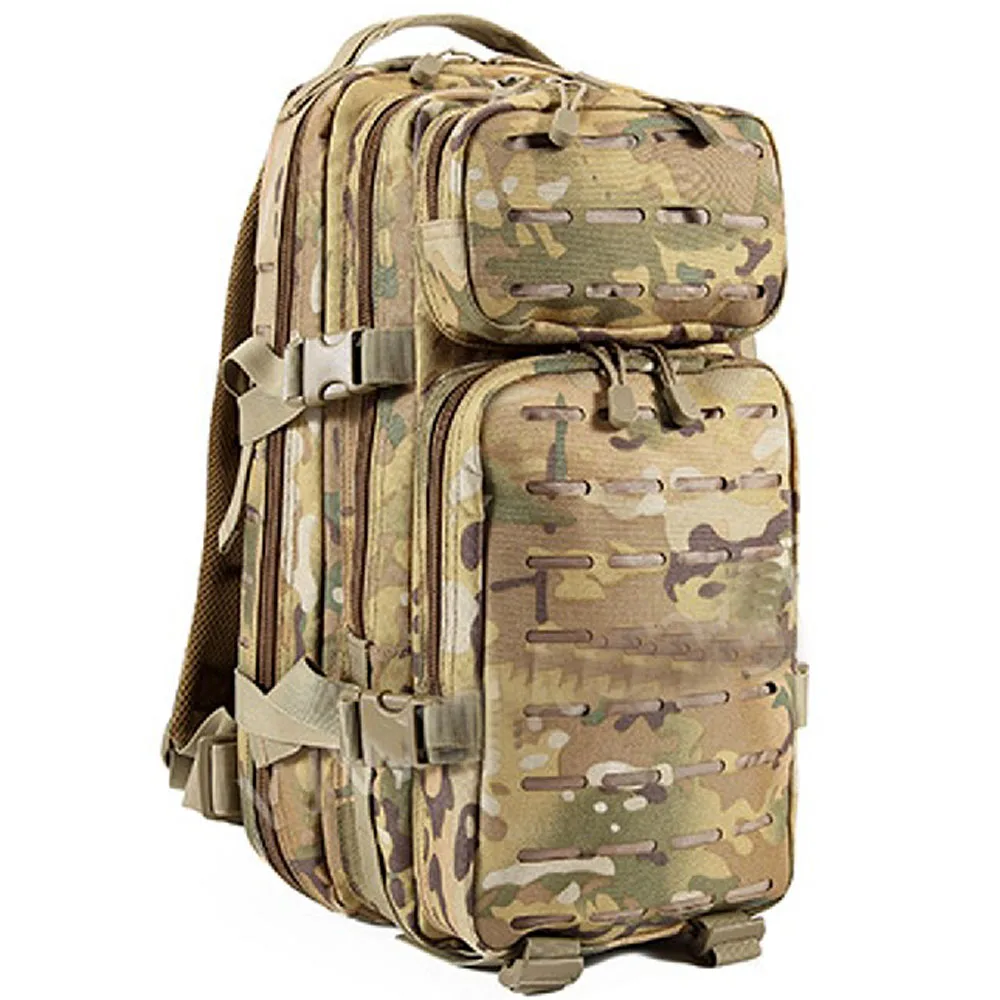 TTGTACTICAL 30L MOLLE Military Backpack Laser Cut MOLLE Assault