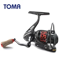 TOMA Высококачественная Сверхлегкая карбоновая спиннинговая Рыболовная катушка 9+ 1BB K1000 K2000 K3000 K4000 спиннинговая катушка для ловли карпа Пресноводная
