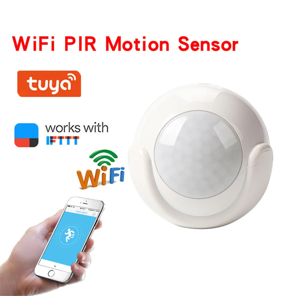 

Smart Home WiFi PIR Motion Sensor Detector Alarm System