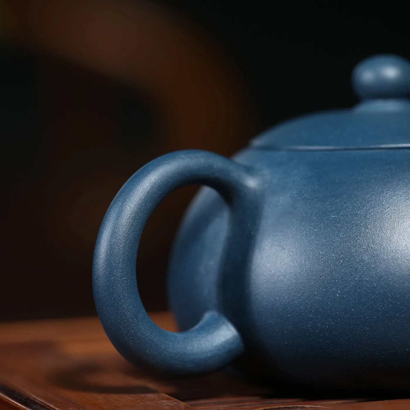 Эмалированный керамический чайник, знаменитый ручной сырой руды, Лазурная грязь, плоская надпись Xi Shi, чайник, чай кунг-фу, есть настой чайника