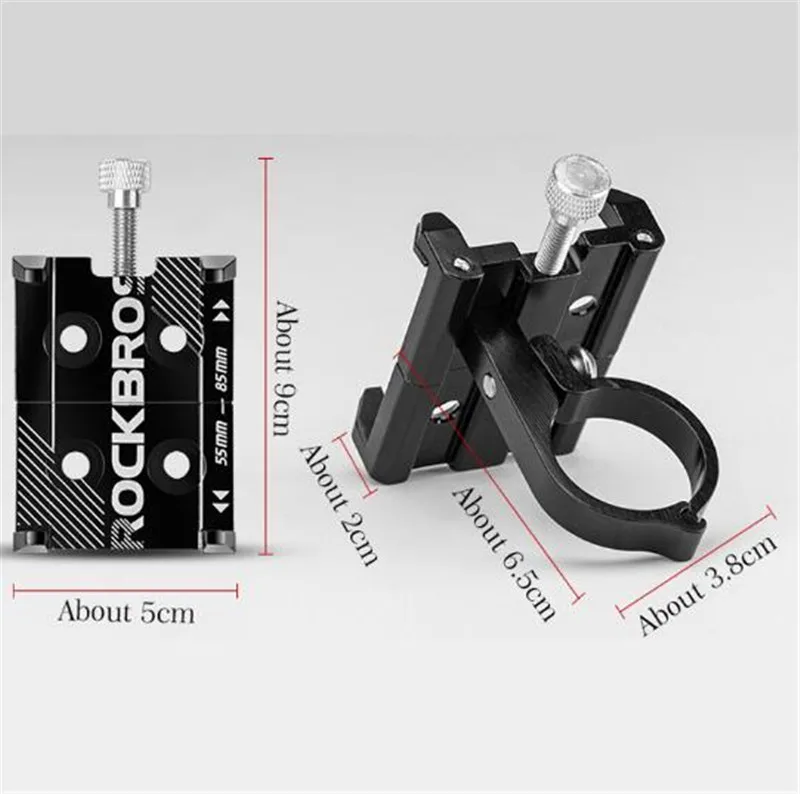 ROCKBROS Cycling Bicycle Phone Holder MTB Road Bike Handlebar Stand Adjustable Telephone Holder Bracket 3.5-6.2inch Smartphone ROCKBROS Cycling Bicycle Phone Holder MTB Road Bike Handlebar Stand Adjustable Telephone Holder Bracket 3.5-6.2inch Smartphone