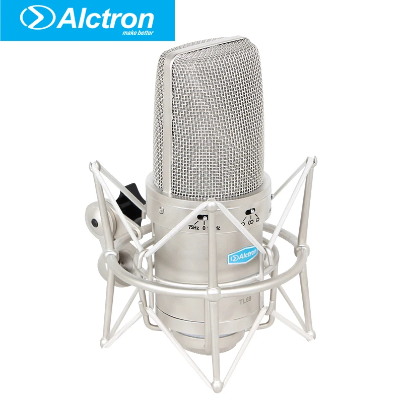 

Alctron TL69 Professional Large Diaphragm Multi-Pattern Studio Condenser Recording Microphone,Recording Mic.
