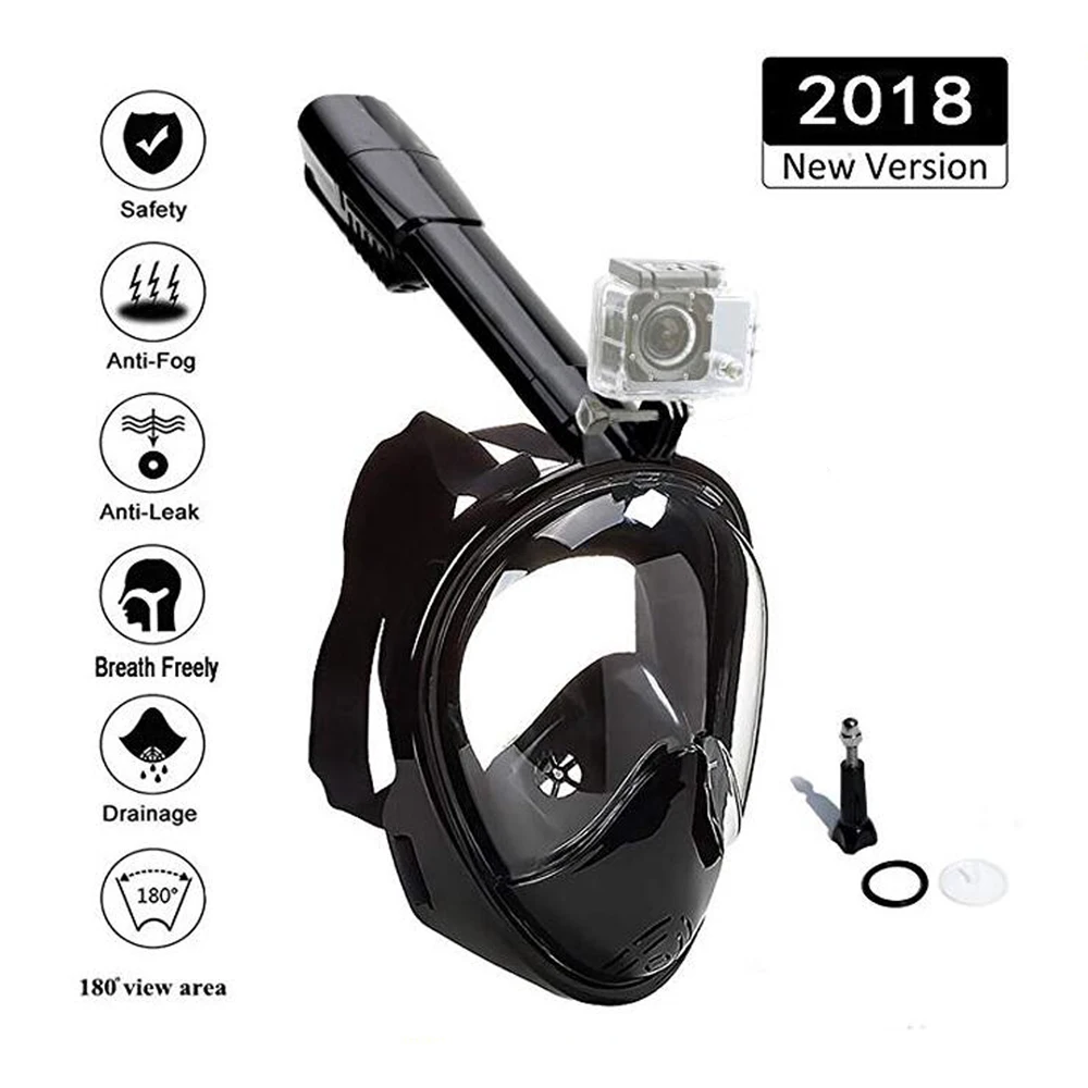 Full Face Snorkeling Mask Underwater Diving Scuba Anti Fog Snorkel Mask