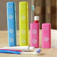 Путешествия бизнес поездки Мини милый цветок контейнер для зубной пасты портативный чехол для зубной щетки YH-460333