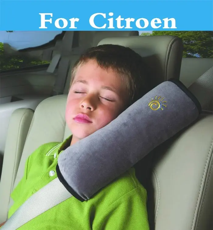 

Car Safety Seat Belt Shoulder Protection Pad Cover Pillow Drop For Citroen C1 C2 C3 C4 C4 Aircross C4 Cactus C5 C6