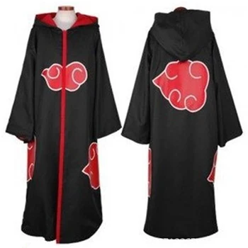 

Japanese anime naruto cosplay jacket costumes naruto ninja shirt clothing Akatsuki Uchiha Itachi costume