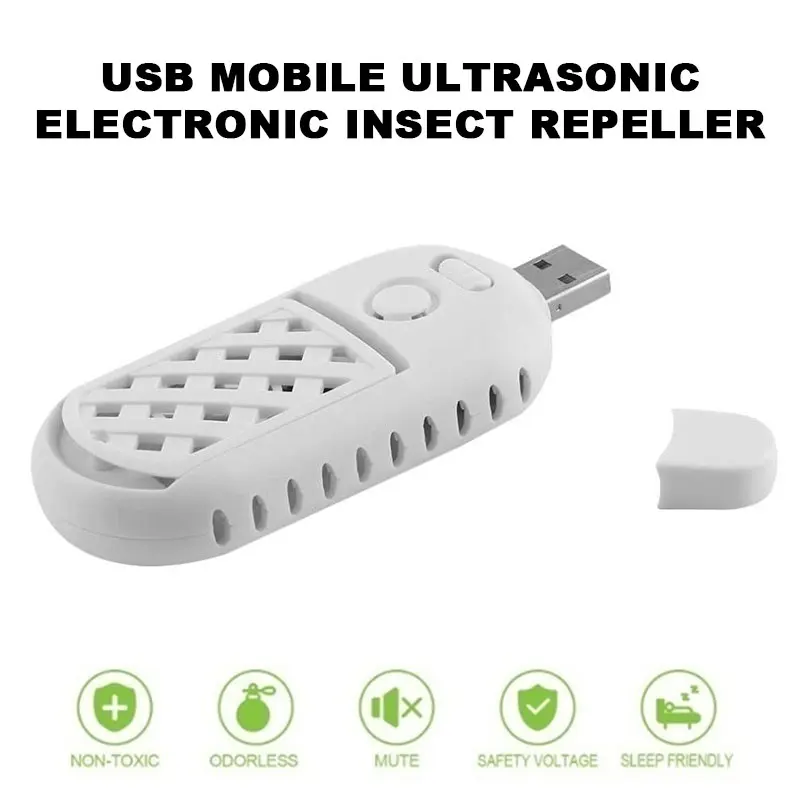 

Ultrasonic Mouse Expeller Effective Rats Insect Repellent for Ultrasound Anti-Mosquito Device Office for Car Cockroach