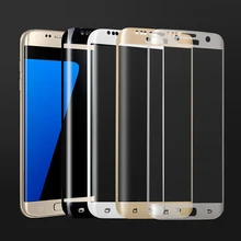 3D Full coverage protective glass on the for samsung galaxy s7 screen protector s7 edge tempered glass film