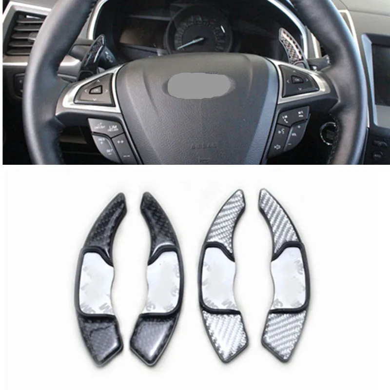 

1set For Ford / sharp / Taurus Mondeo / Explorer modified special steering wheel shift paddles Personality 3D sticker