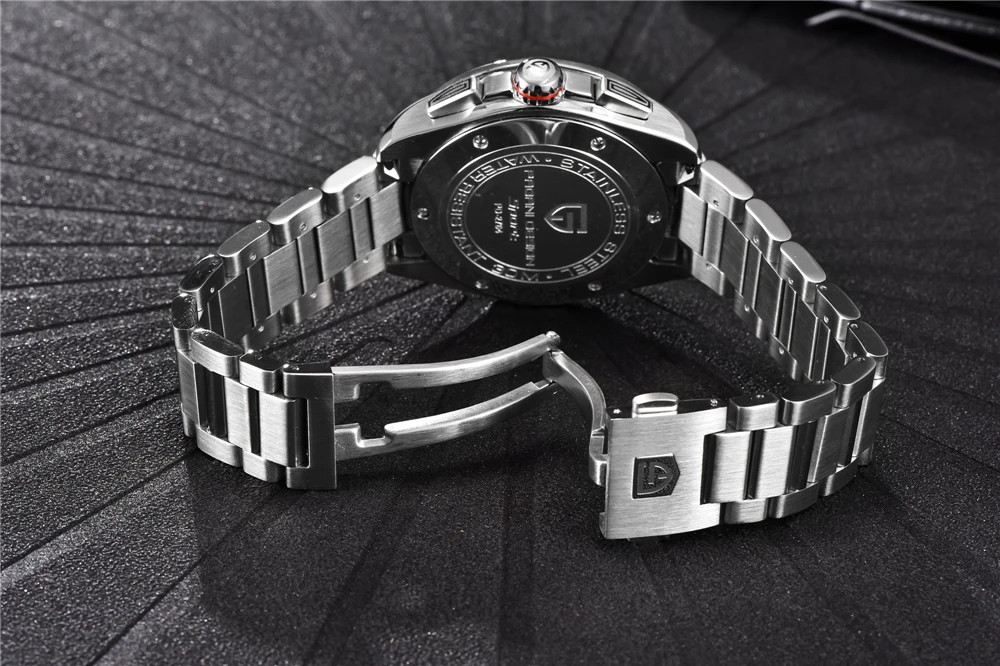 PAGANI дизайнерские Роскошные брендовые Стальные кварцевые часы с скелетом мужские водонепроницаемые повседневные модные спортивные часы с хронографом Relogios Masculino
