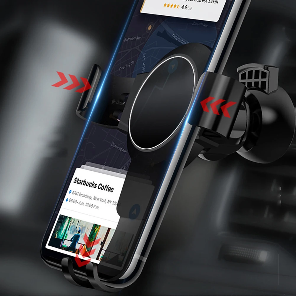 Тяжести Автомобиль Air Vent сотовый телефон держатель для iPhone Xs MAX X 8 7 6 Plus samsung S9 S8 S7