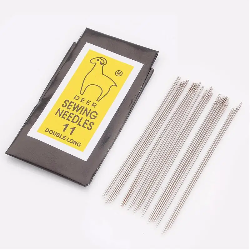 10Bags Iron Beading Needles for Jewelry Making Darning Needles Platinum