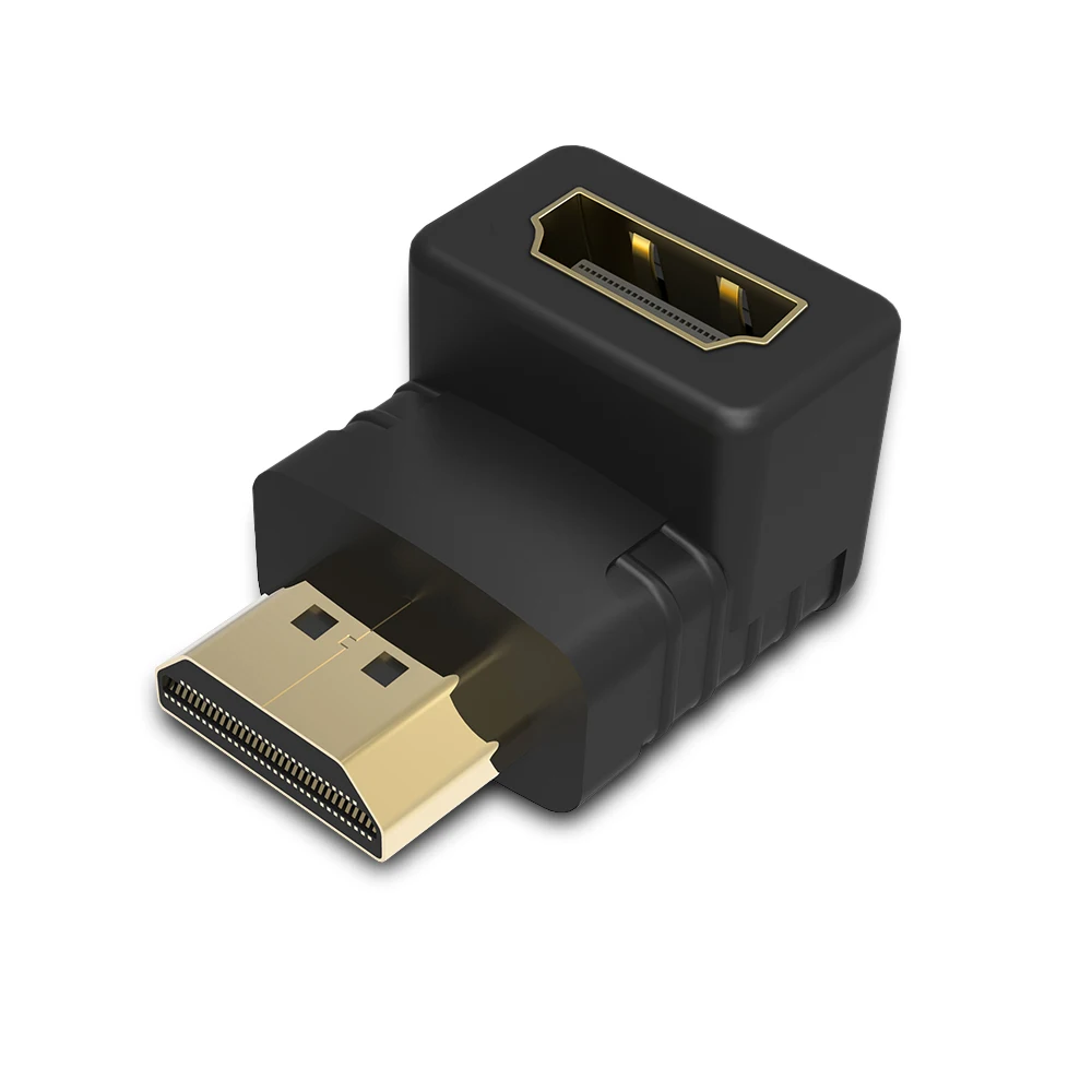 2 шт. HDMI Мужской к HDMI Женский кабель адаптер конвертер V1.4 1080P для HDTV 90 градусов hdmi разъем высокое качество