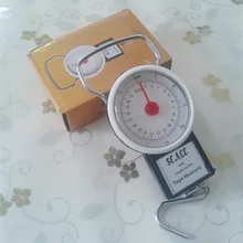 Весы для багажа на весну, подарочные весы с крючком, весы для покупок, 22 кг/250 г, 50 фунтов, с рулеткой 1 м/39 дюймов