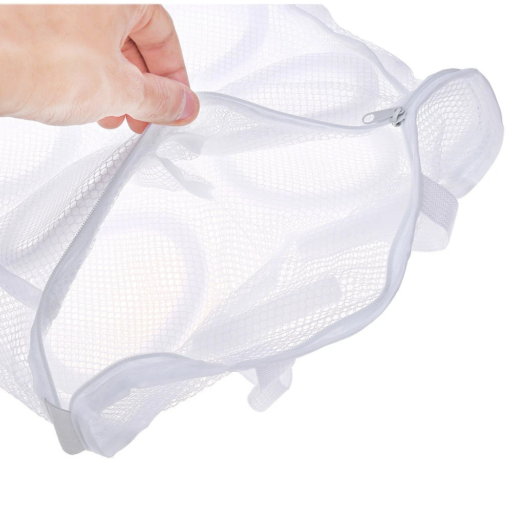 New Portable Lightweight Mesh Shoes Dryer Bag Washing Bag With Zip