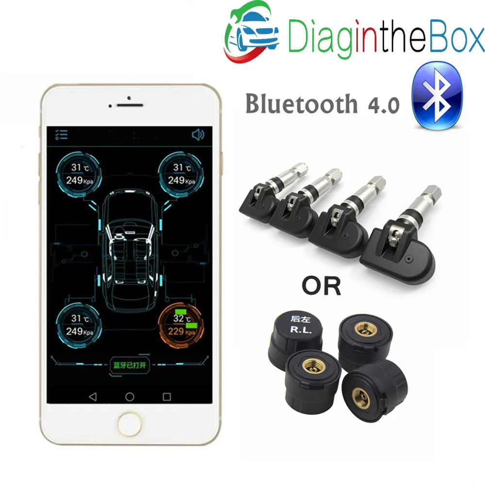 2018 новая система мониторинга состояния шин через Bluetooth 4 0 Система контроля