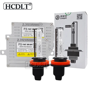 

HCDLT 55W F5 Fast Bright Car Headlight Cnlight HID Kit Xenon H1 H7 H11 HB3 HB4 D2H Auto Headlamp Bulb 55W DLT F5T Ballast Reator
